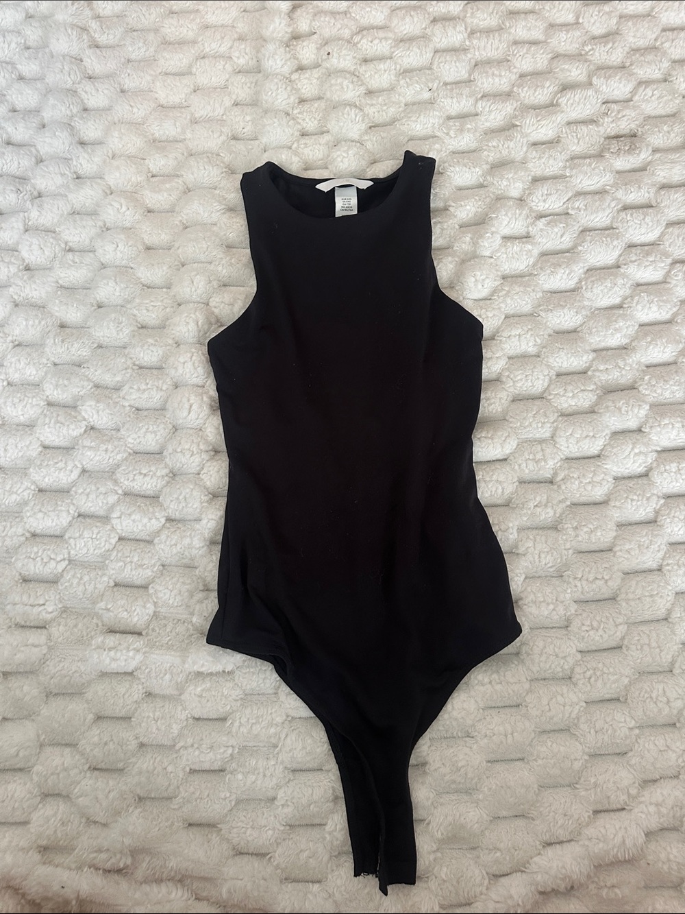 H&M Black Sleeveless One-Piece Bodysuit